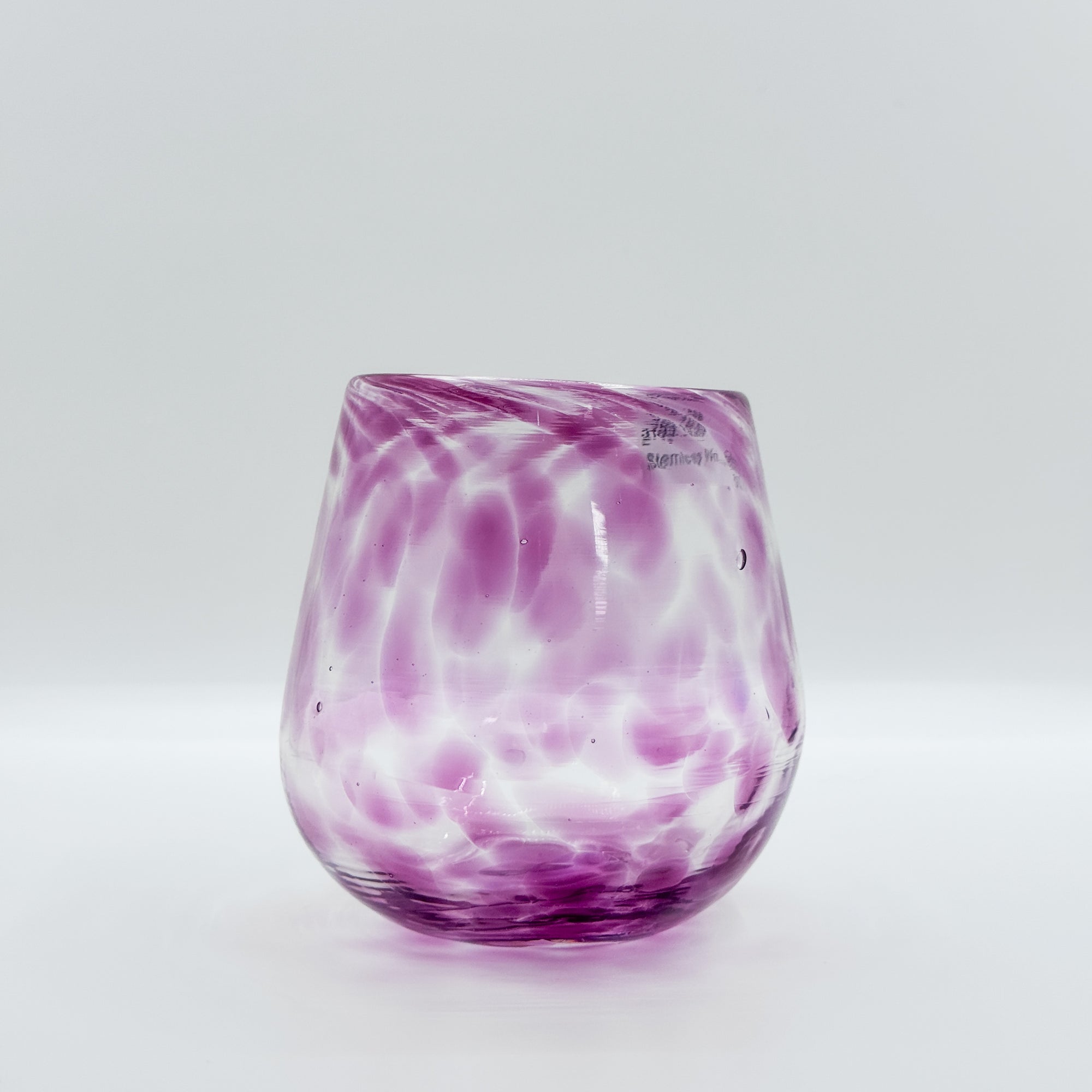 Stemless Wine Glass in heliotrope