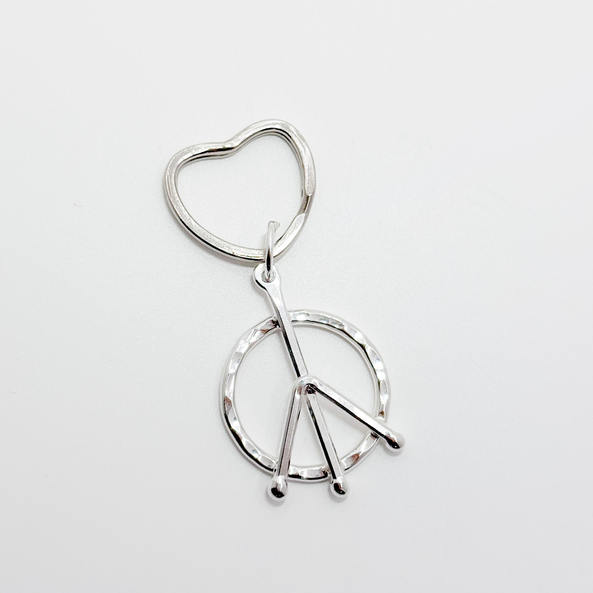 Peace key chain