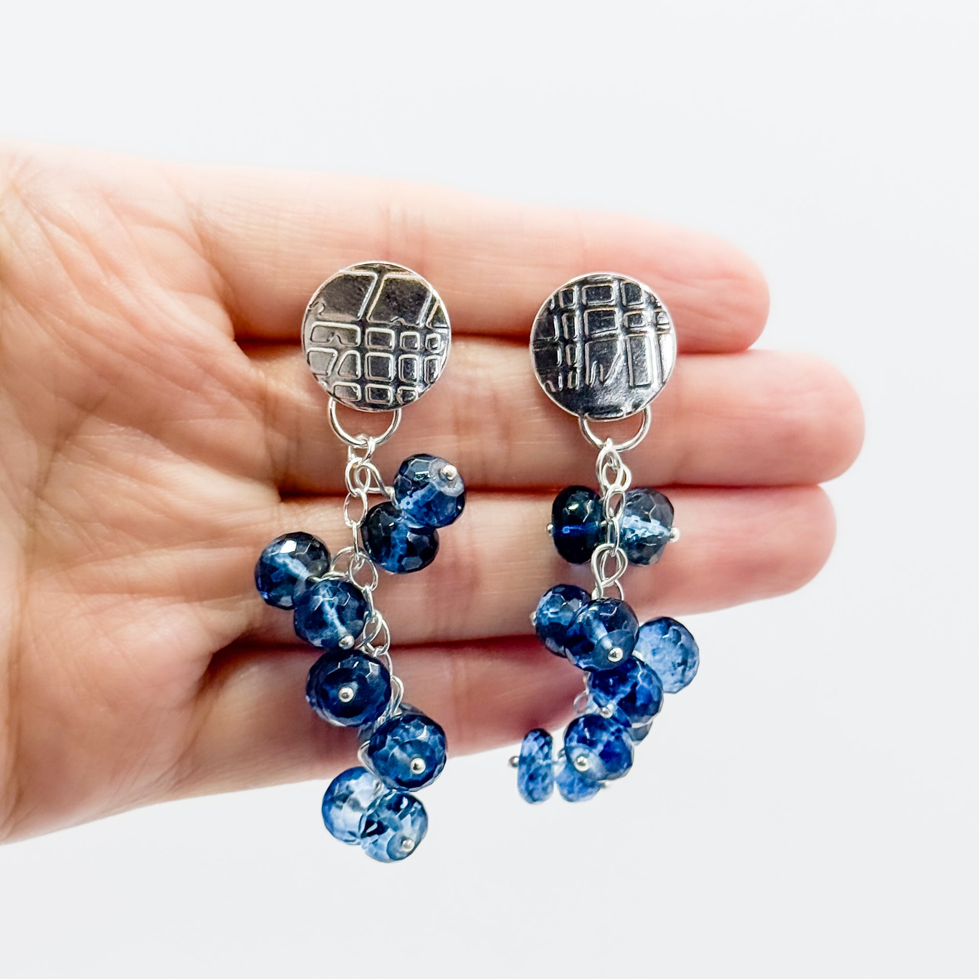 Katie Blue Quartz Earrings