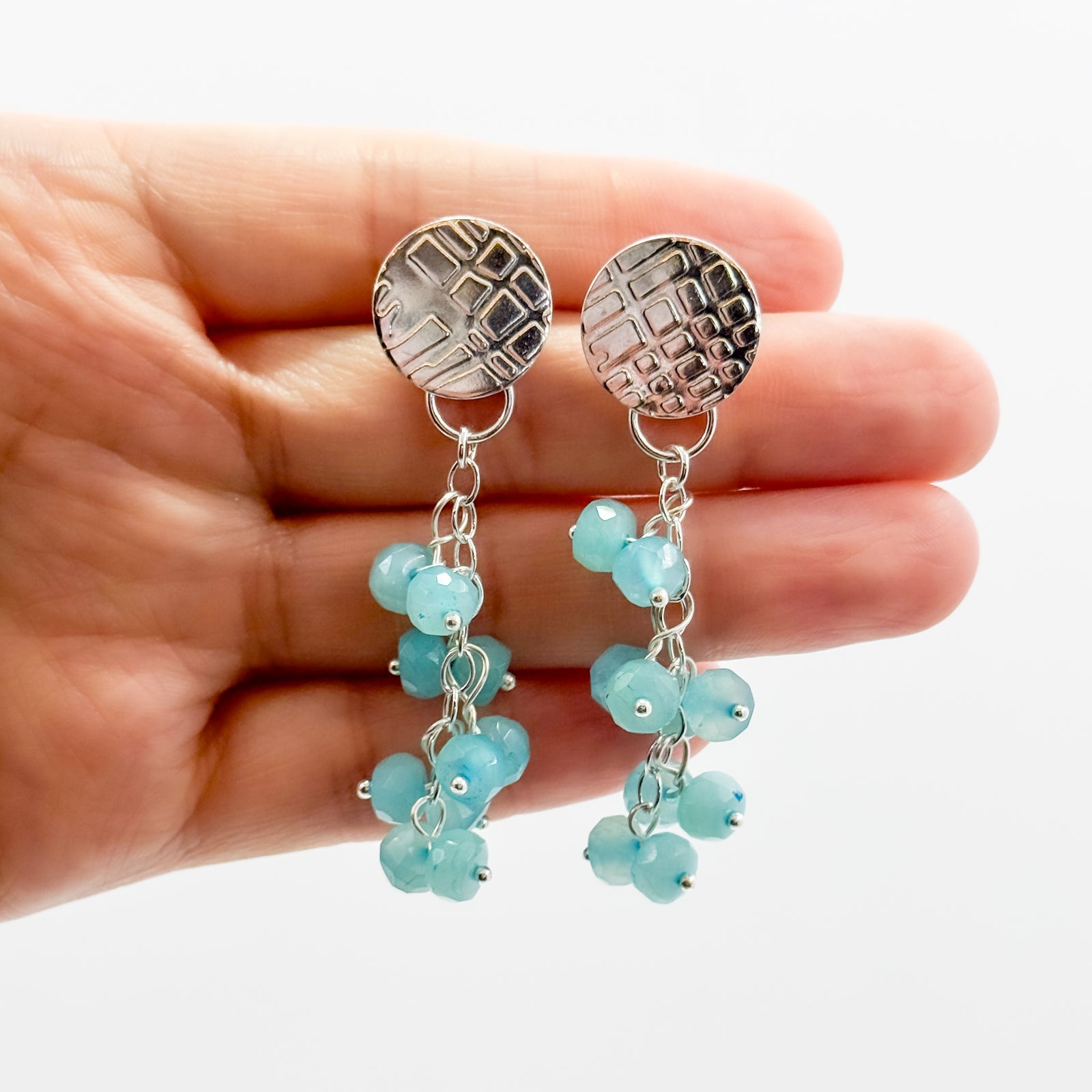 Katie Chalcedony Earrings