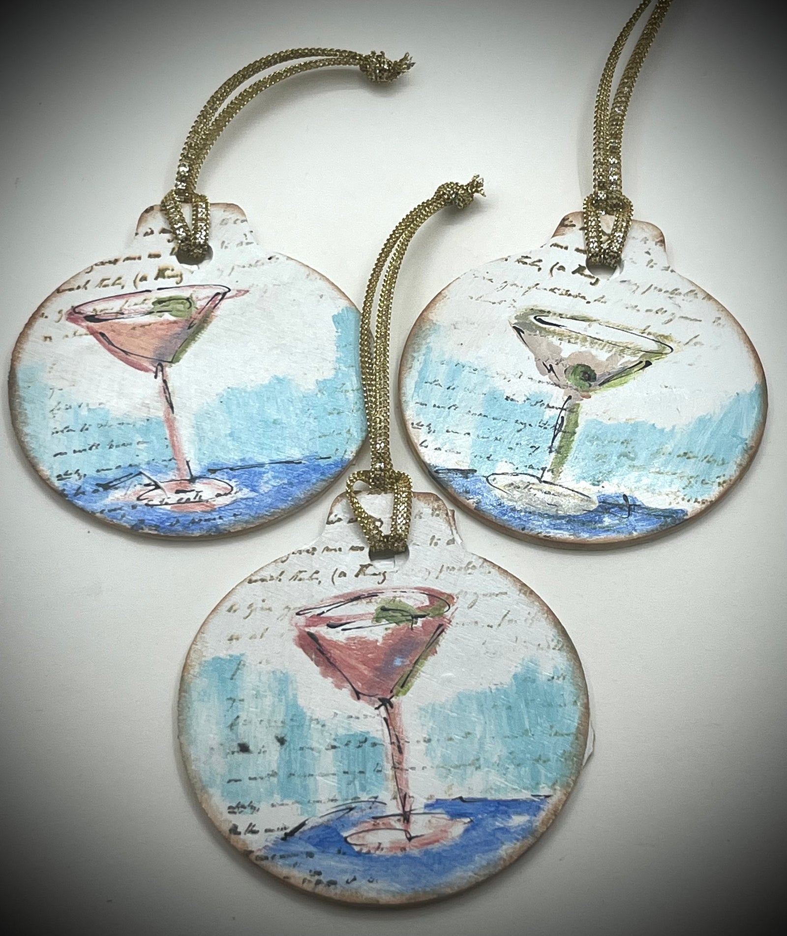 Martini Ornaments