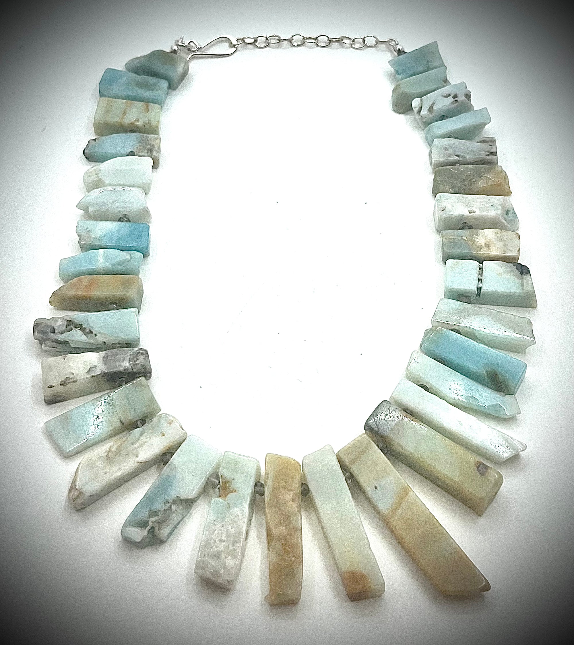 Morganite Aquamarine Necklace