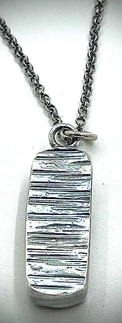 Moss Agate Necklace on Rolo Chain