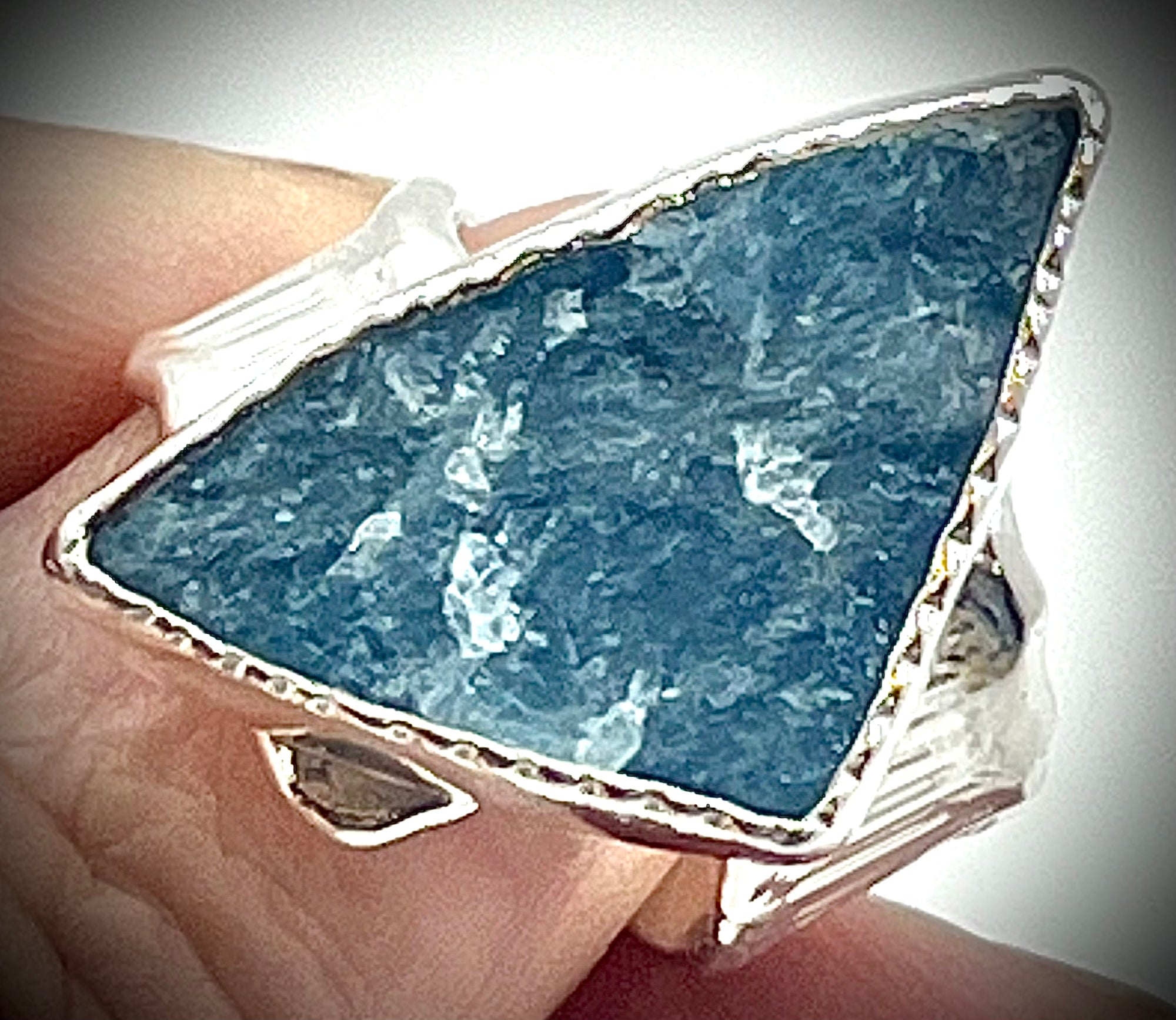 Dark Aquamarine Ring