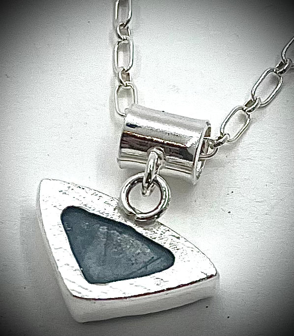 Natural Surface Aquamarine Necklace