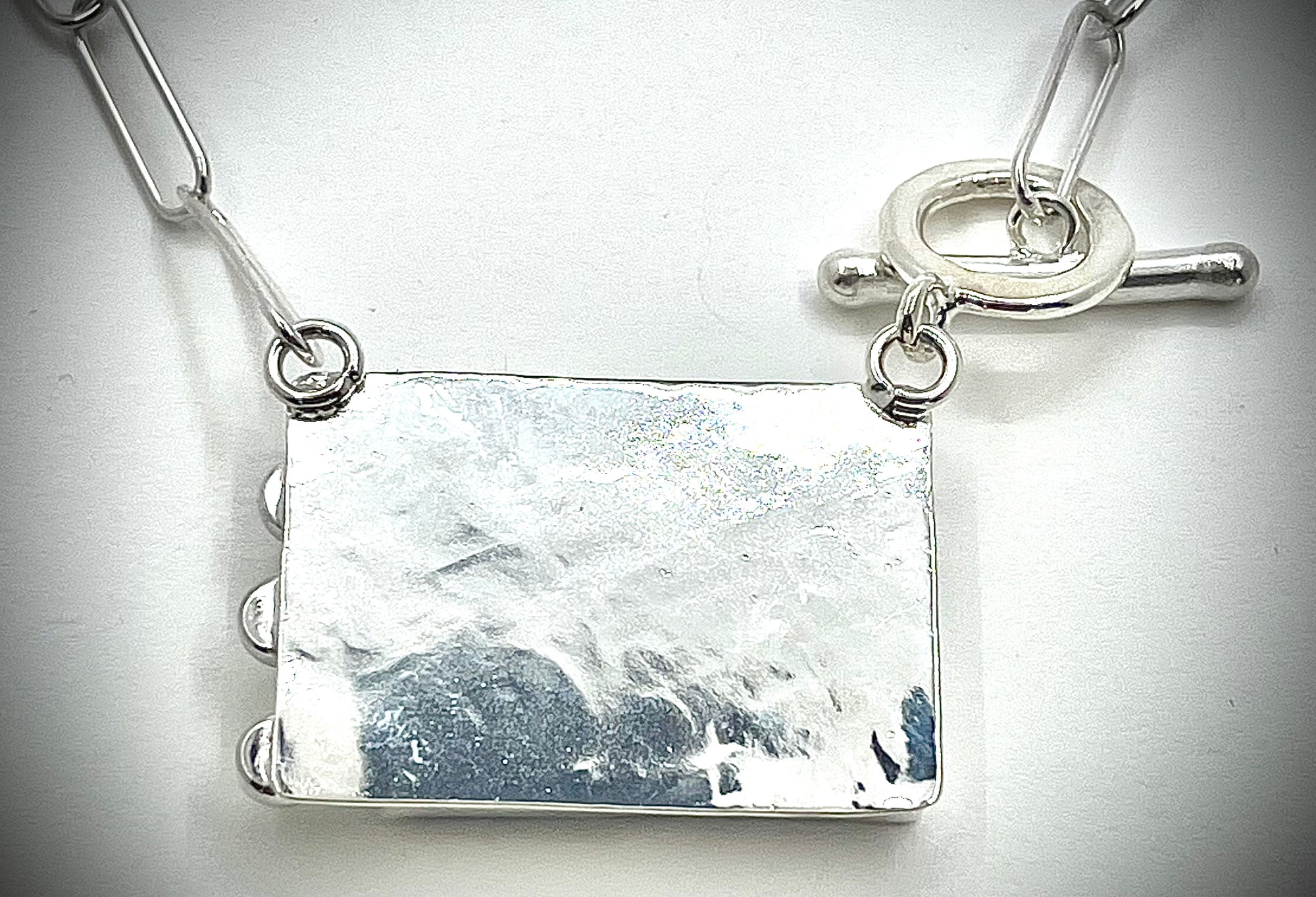 Aquamarine Sidebar Necklace