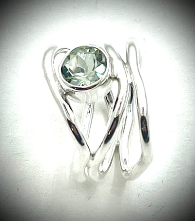 Green Amethyst Nadja Ring