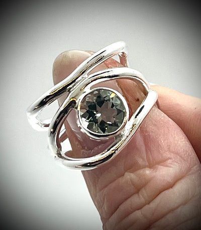 Green Amethyst Nadja Ring