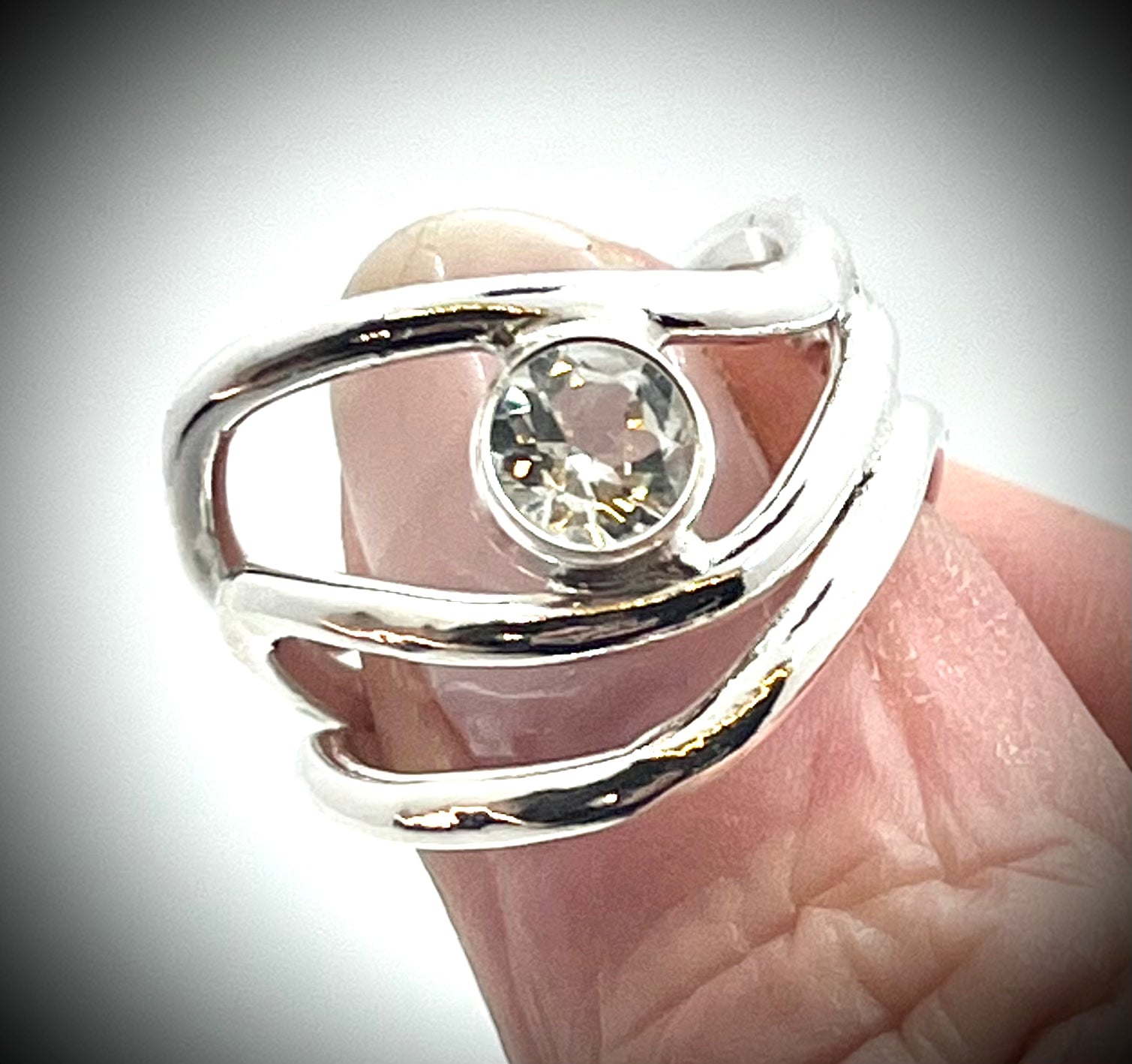 Silver Topaz Nadja Ring