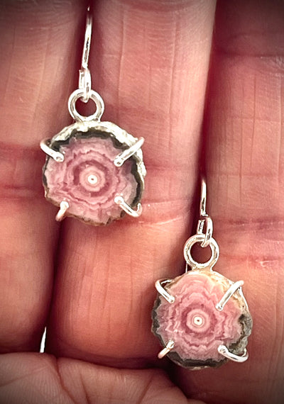 Rhodochrosite Earrings