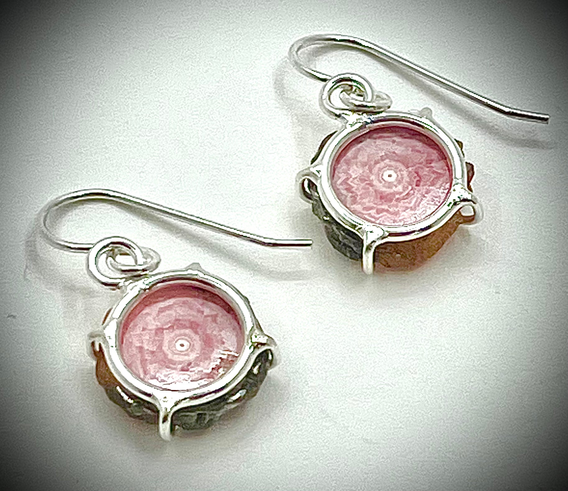 Rhodochrosite Earrings