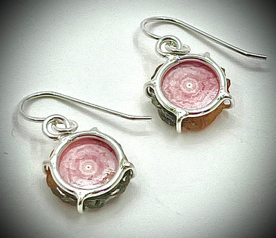 Rhodochrosite Earrings