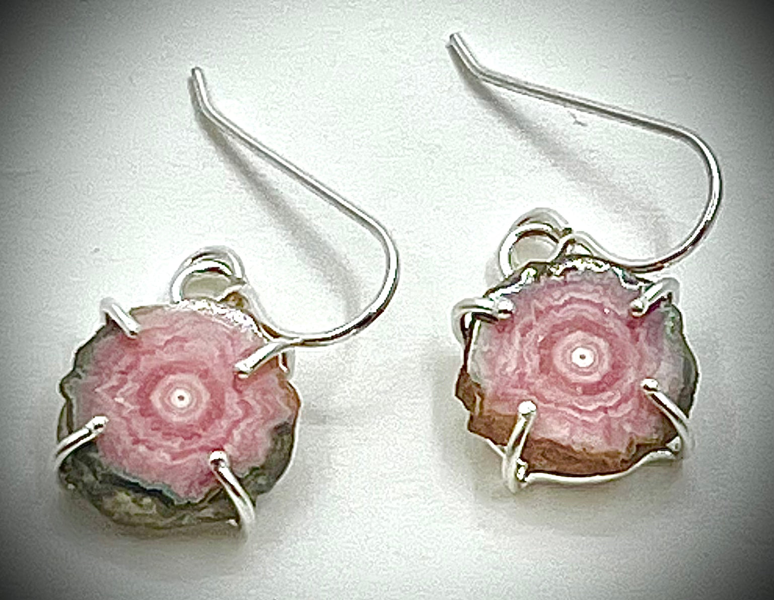 Rhodochrosite Earrings