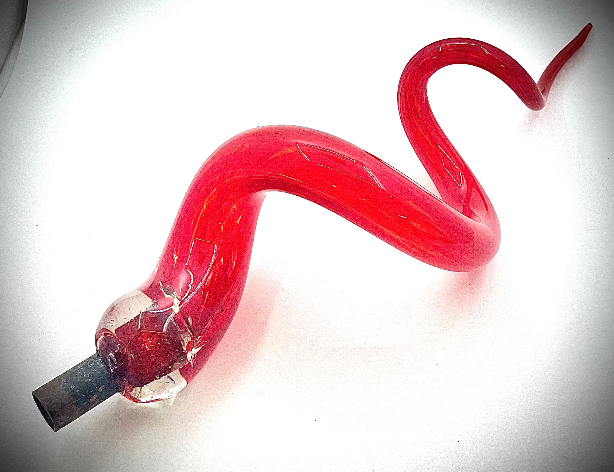 Small Red Swirl Yard Stake