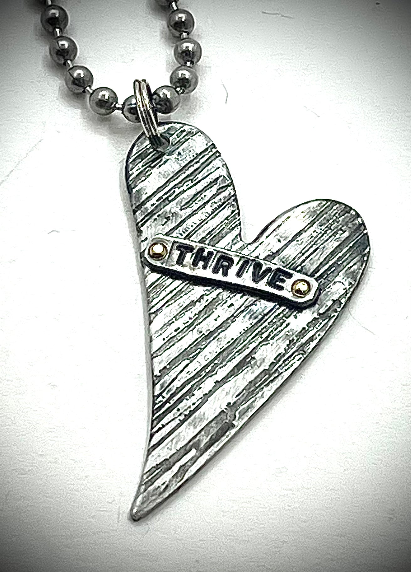 Thrive Heart Necklace