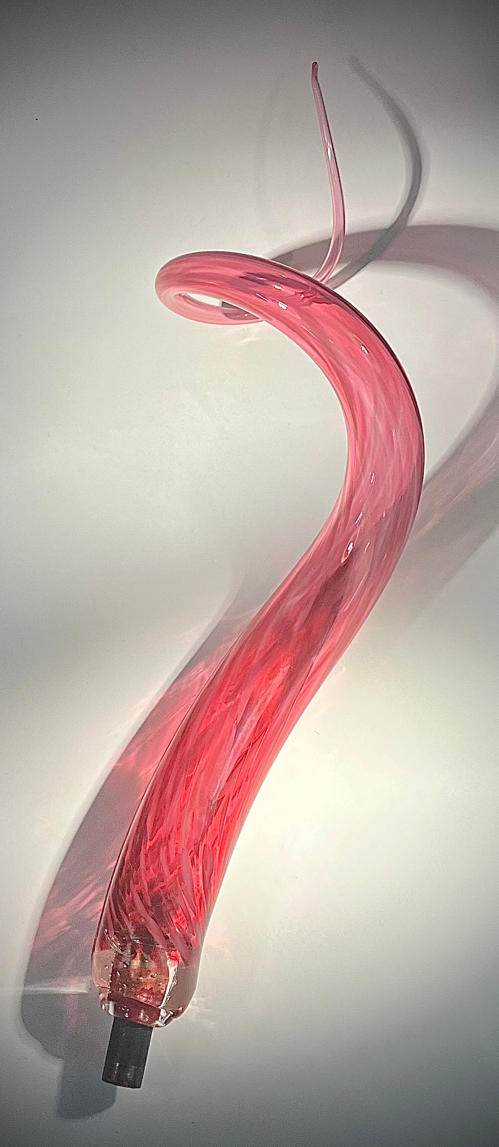 XL Pink Swirl Yard Art