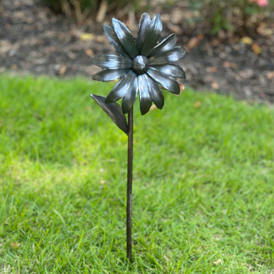 Medium Hand Forged Iron Flower
