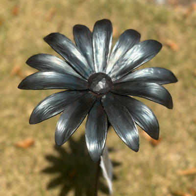 Extra Large Hand Forged Iron Flower
