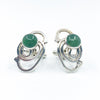 Sterling Classic Cuff Links with Jade