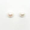 Extra Large 12mm White Pearl Stud Earrings by Judie Raiford