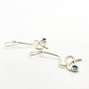 Sterling Touch of Romance Earrings with Blue Topaz