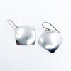 back side view of Sterling Non Stick Earrings with Peridot by Judie Raiford