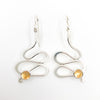 Sterling Touch of Romance Earrings with Citrine by Judie Raiford