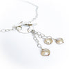 Dale 3-Pearl Lariat Necklace with Champagne pearls by Judie Raiford