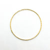 over top view of 14k Gold Filled Bubble Texture Bangle by Judie Raiford