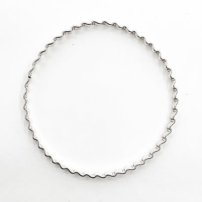 Corrugated Sterling Bangle