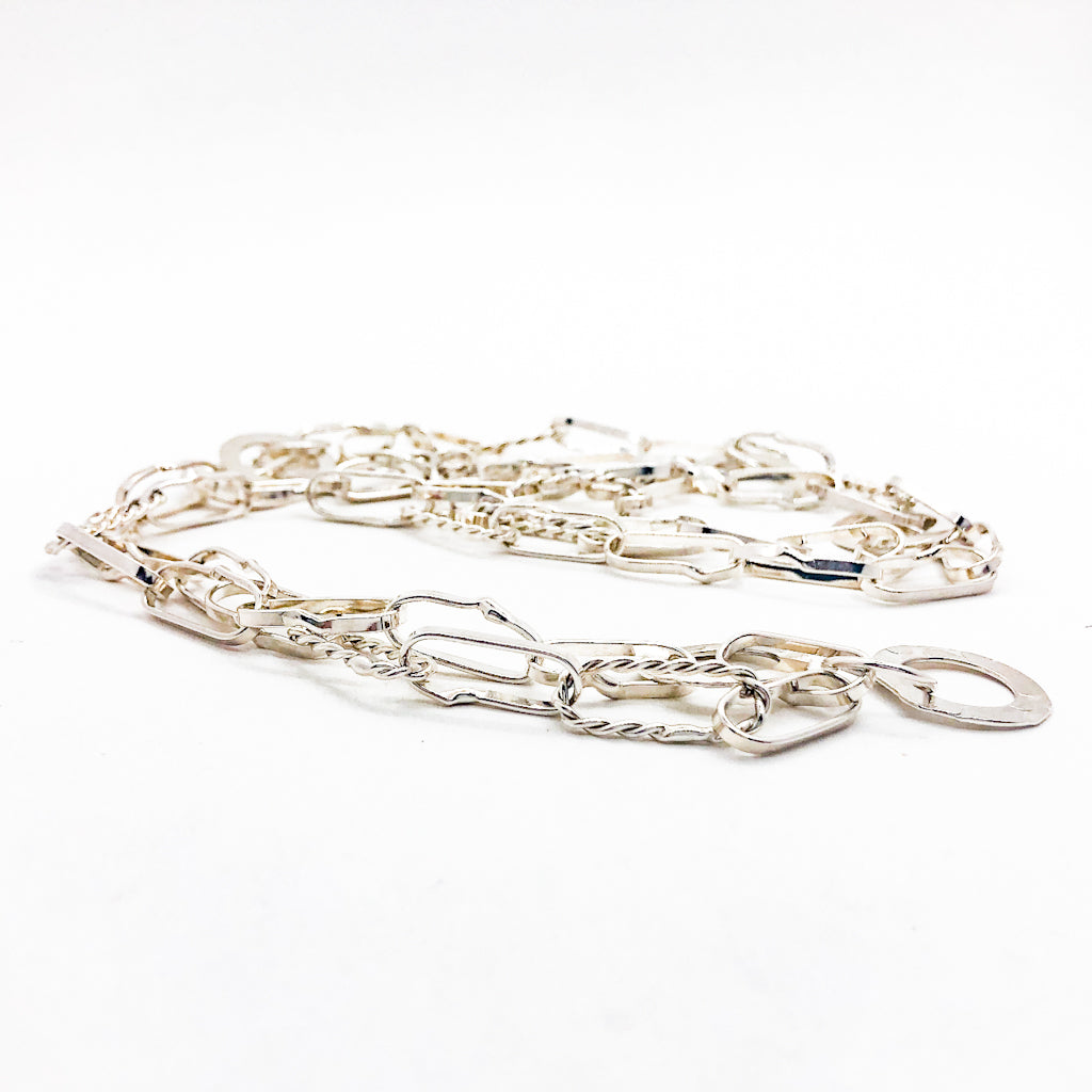 Sterling Heavenly Dangles Necklace