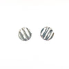 sterling silver Corrugated Post Earrings by Judie Raiford