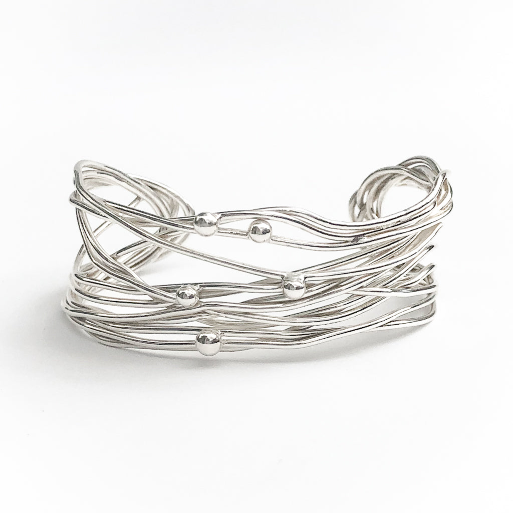 Sterling Random Theory Bracelet by Judie Raiford