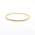 14k Gold Filled Single Twist Bangle by Judie Raiford