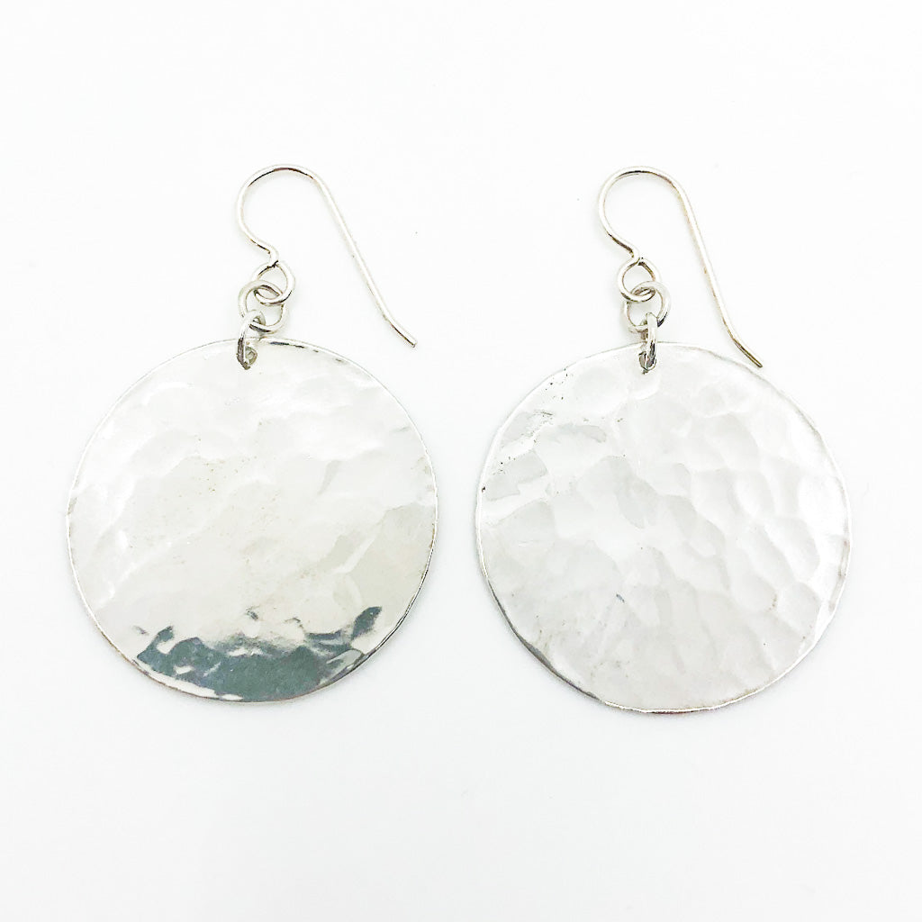 Sterling Lynne Disc Earrings by Judie Raiford