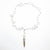 Sterling & 24k GG Pod Necklace on Handmade Chain