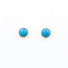 14k Gold Filled Turquoise Stud Earrings