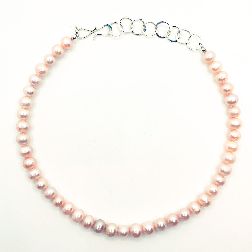 Blush Pearl Necklace by Judie Raiford