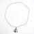 Large Sterling Ginkgo Ra Ra Necklace by Judie Raiford