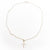 Sterling Tiny Cross Necklace by Judie Raiford