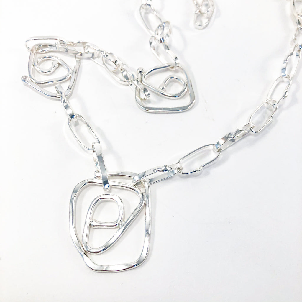 Sterling Sub Rosa Necklace