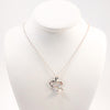 Sterling Touch of Romance Necklace with Moonstone by Judie Raiford on white mannequin display bust