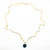 Black Onyx and 14k Gold Filled Necklace by Judie Raiford