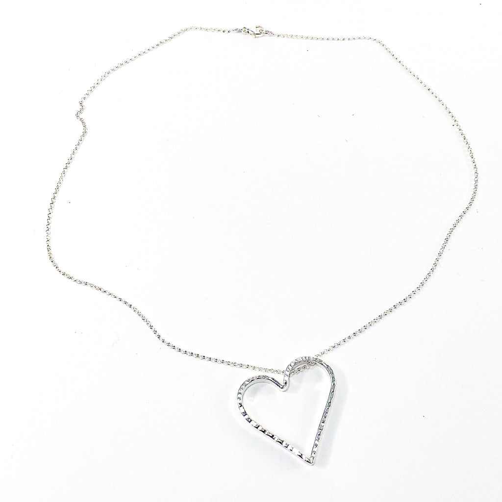 Small Jane Heart Necklace by Judie Raiford