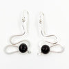 Sterling Touch of Romance Earrings with Black Onyx by Judie Raiford