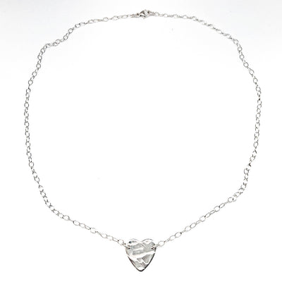 sterling silver Stationary Heart Layering Necklace by Judie Raiford