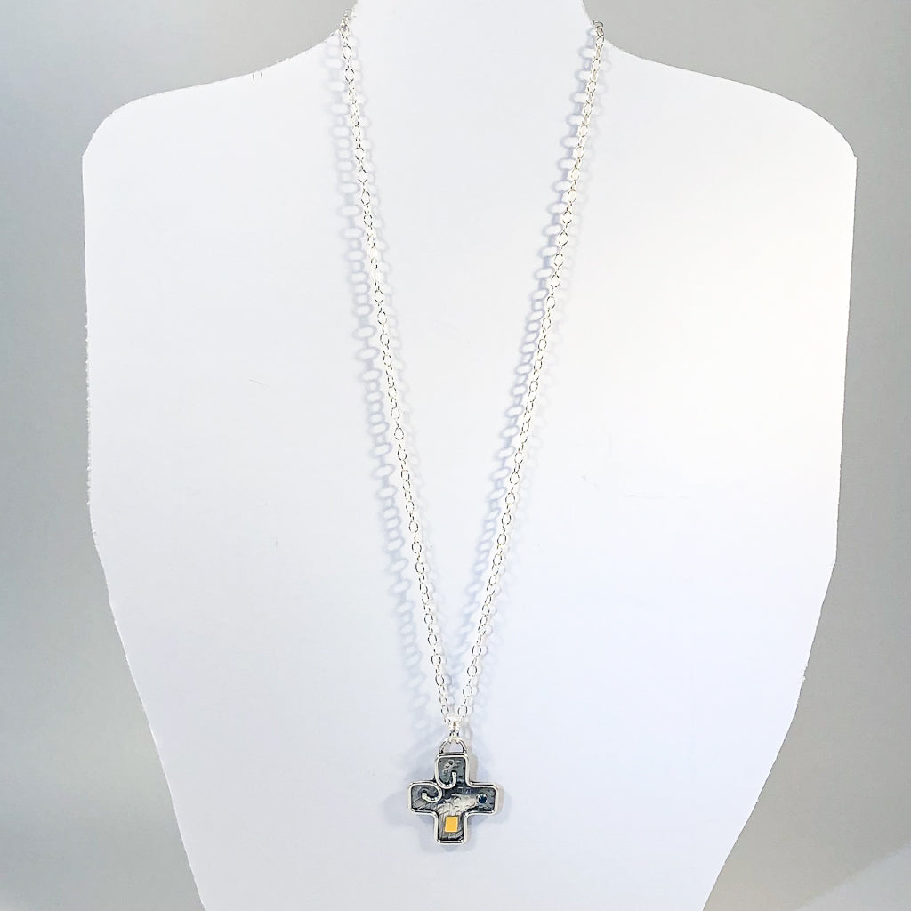 Big Honker Cross Necklace