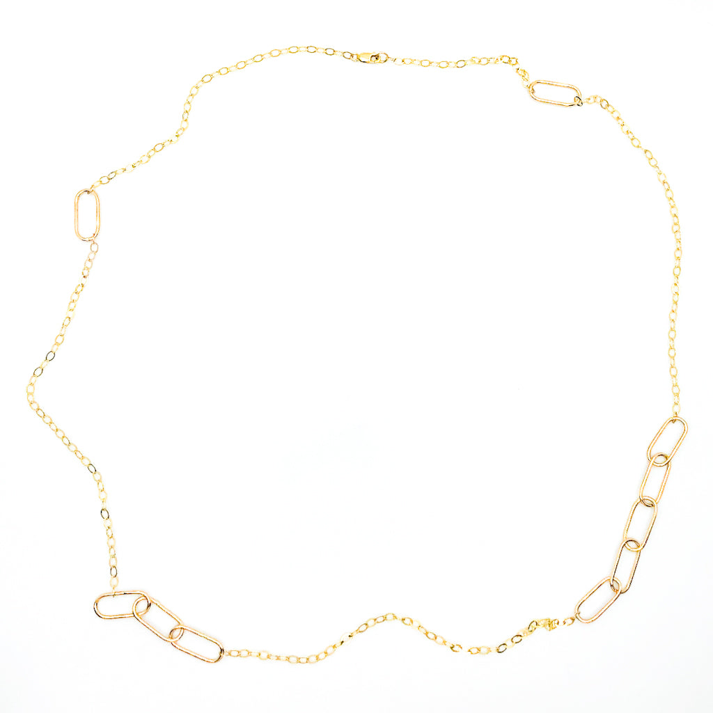 30" 14k Gold Filled Ovals Chain by Judie Raiford