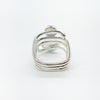 back view of Sterling Wrap Ring with Black Onyx by Judie Raiford