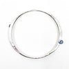 Sterling Naught Bangle with Opal  Cabochons by Judie Raiford